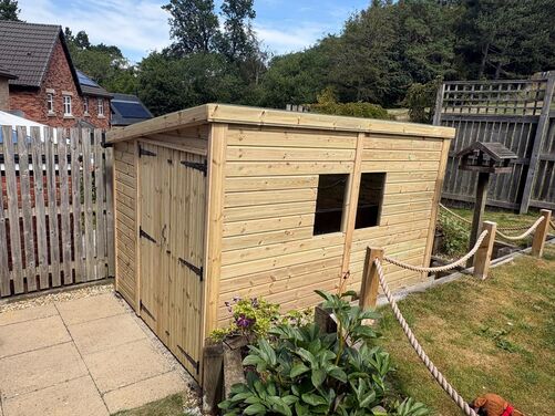 10x7 Pent Shed