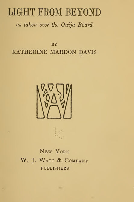 1919 | Light From Beyond