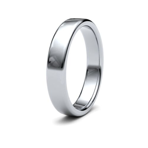 9ct 4mm court profile classic wedding ring