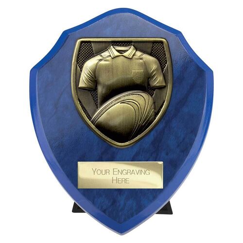 Cobra Shield Rugby Shirt & Ball Award Azure Blue