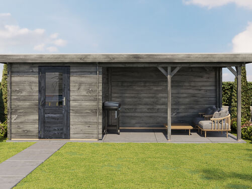 250cm x 250cm + 400cm Veranda