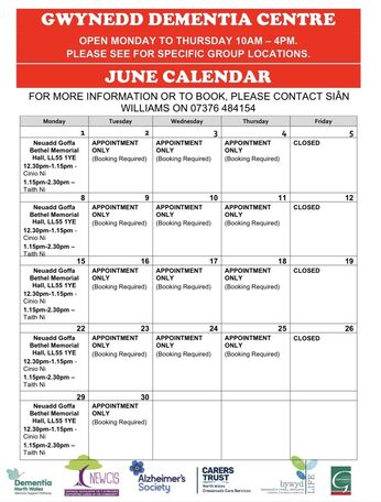 What's On | Carers Trust North Wales Crossroads Care Services