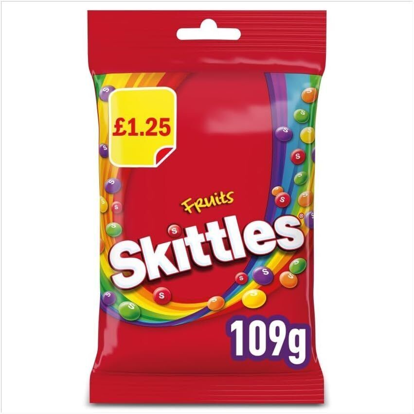 Skittles Fruits Sweets Bag 109g