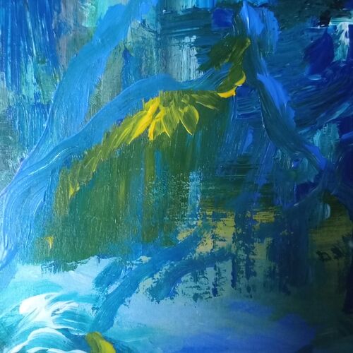 Blue and Green shades of summer light