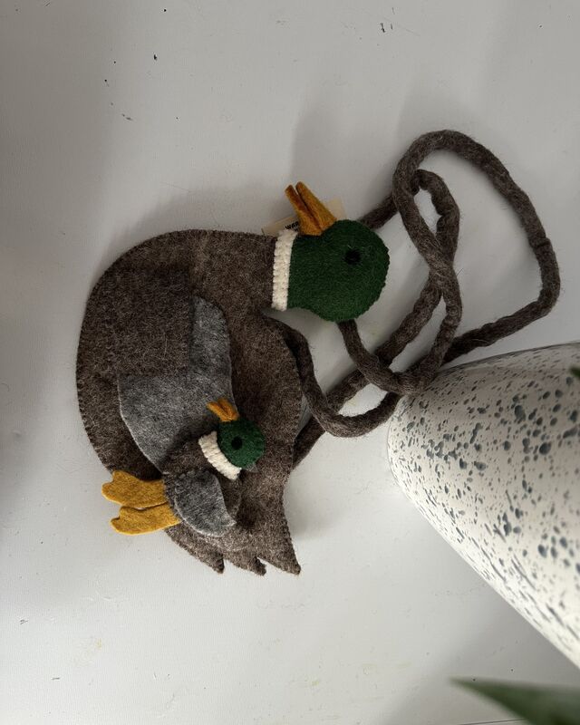Duck puppet bag