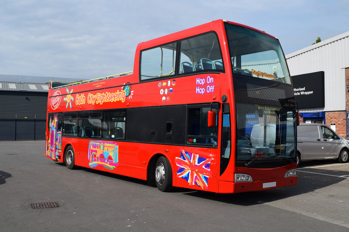Bath Bus Company 32 Vehicle Tootbus Branding