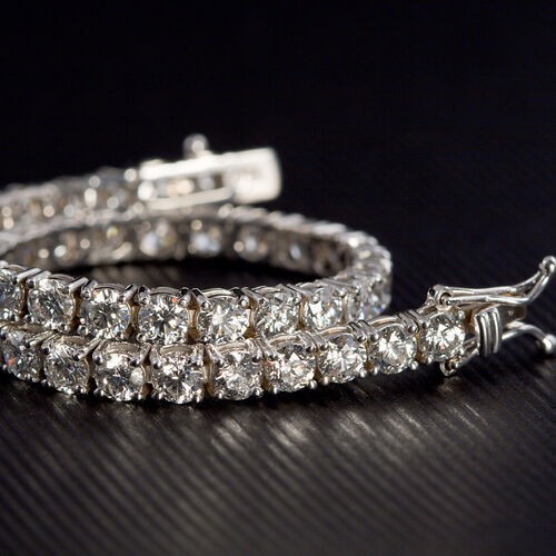 Silver Zirconia Tennis Bracelets