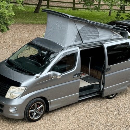 2007 Nissan Elgrand Camper Van 2.5V6 Auto 4 Berth