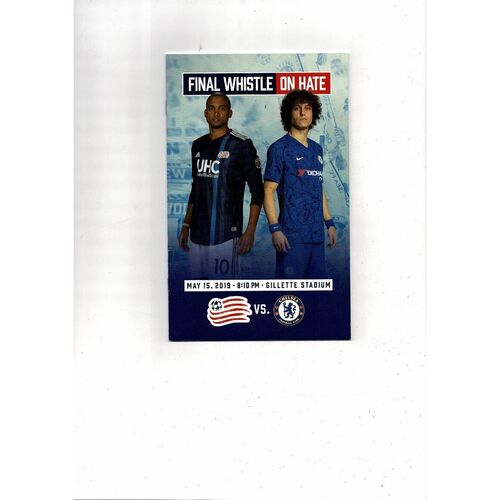 New England Revolution v Chelsea Friendly Football Programme 2018/19