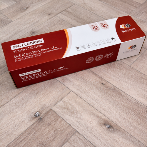 Sample-Timeless Luxury Rigid Core Click Vinyl Pebble Oak