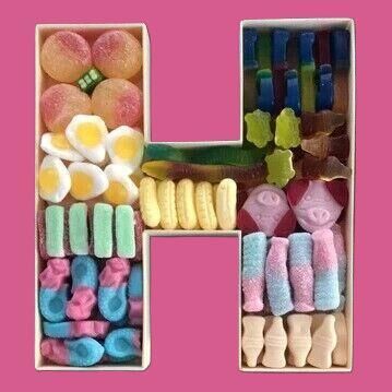 Sweet Filled Letter - H