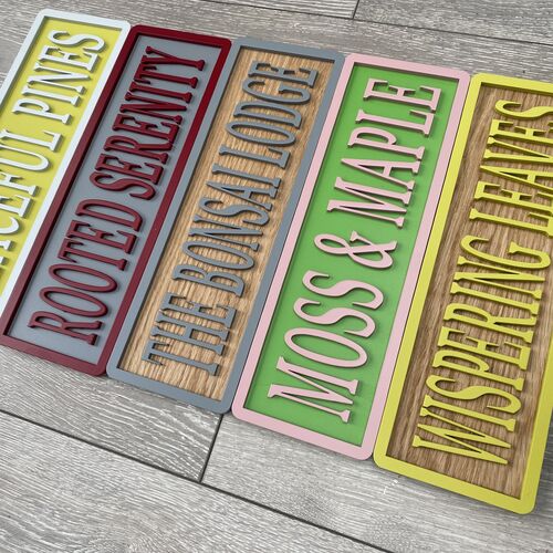 STANDARD Bonsai Signs