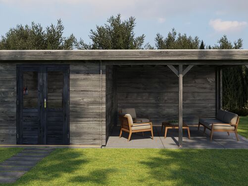 300cm x 400cm + 400cm Veranda