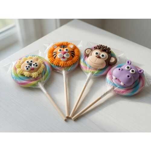 Jungle Animals Lolly ‘Naturlolly’ 60g