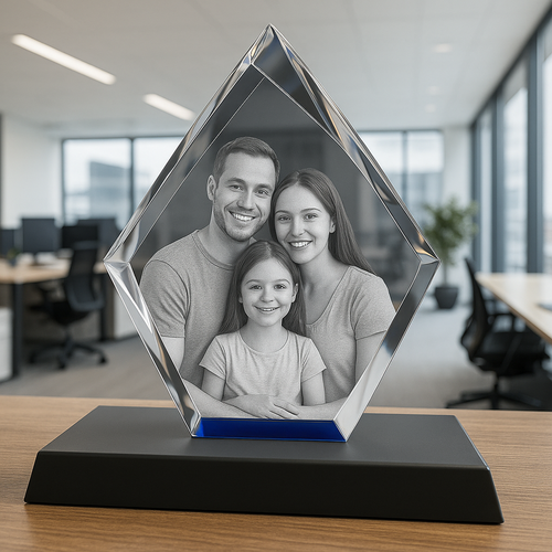 The Super Large 3D Jura Colour Iceberg Crystal