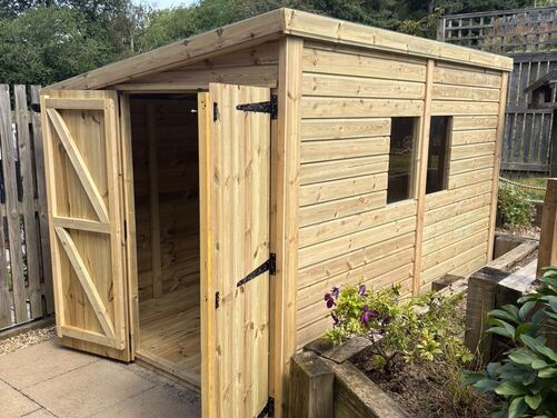 10x7 Pent Shed