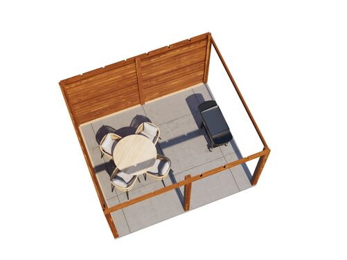 3.88mtr x 3.5mtr 28mm walled Gazebo