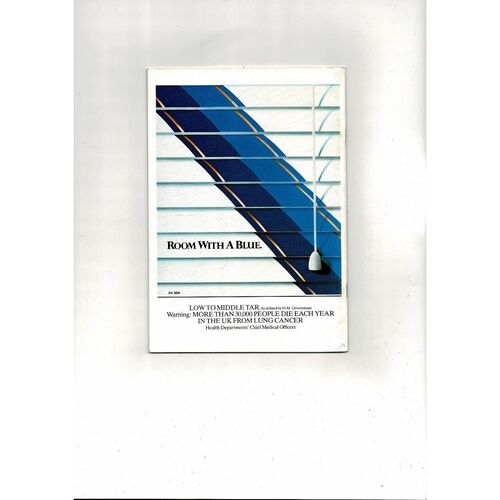 1986 Celtic v Rangers Scottish League Cup Final Football Programme