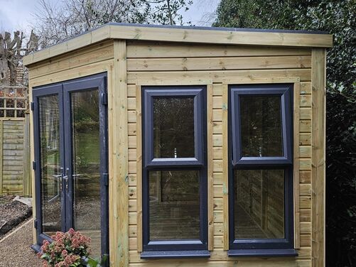 #PVC093 10x10 Corner Summer House