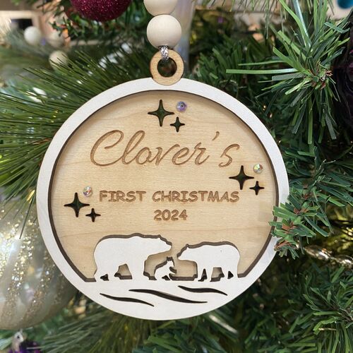 3 Bears First Christmas Bauble