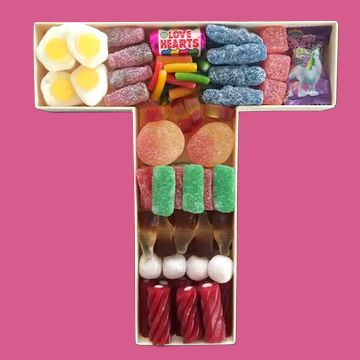 Sweet Filled Letter - T