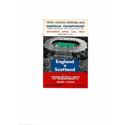 England Home Football Programmes