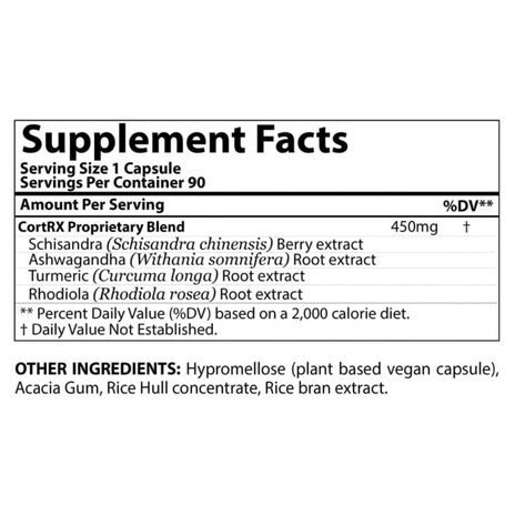 ATP Science Cort RX (Adrenal RX) 90 Capsules – Premium Stress & Cortisol Support