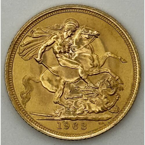 1963 QE 11 full gold sovereign