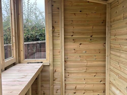6x6 Pent Potting Shed