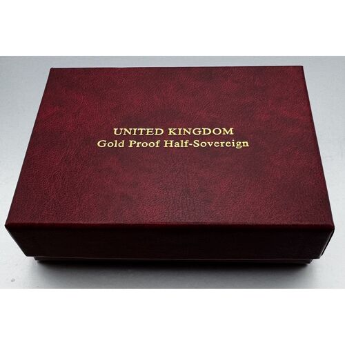 FDC 2005 gold proof half sovereign