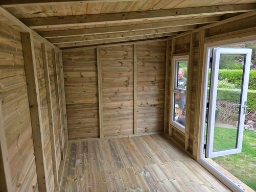 #PVC103 14x8 Pent Summer House