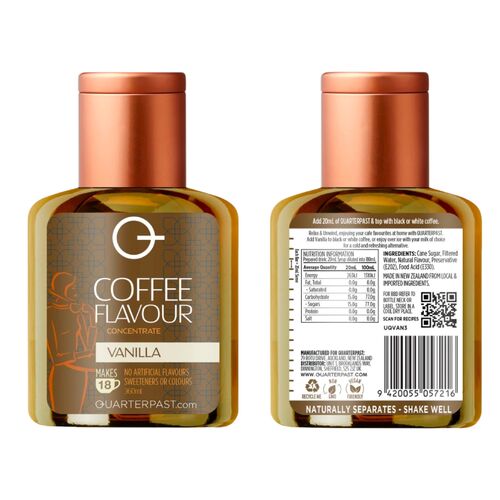 Quarterpast Vanilla Flavour Concentrate 360ml