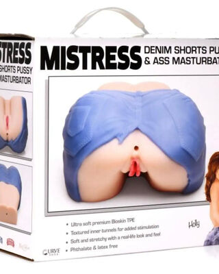 Mistress Denim Shorts Pussy & Ass Masturbator