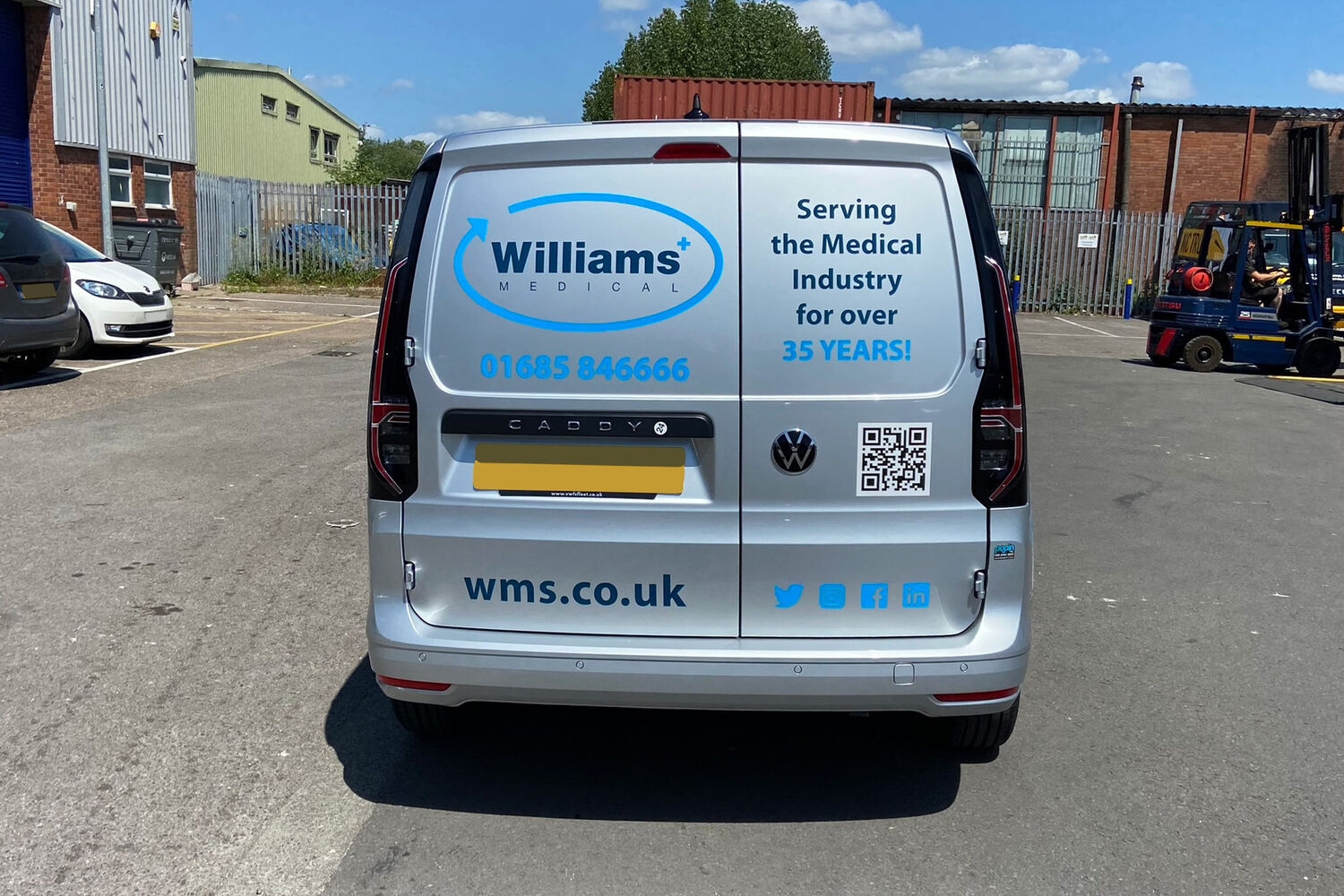 Williams Medical Supplies - 5x Volkswagen Caddy