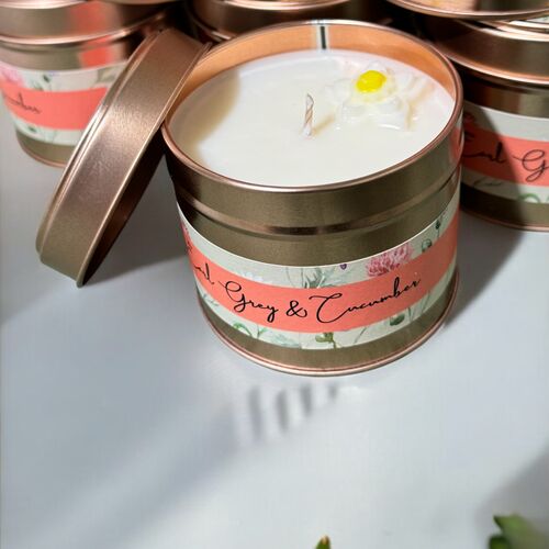 Spring Collection Tin Candle – Luxury Hand Poured Candle