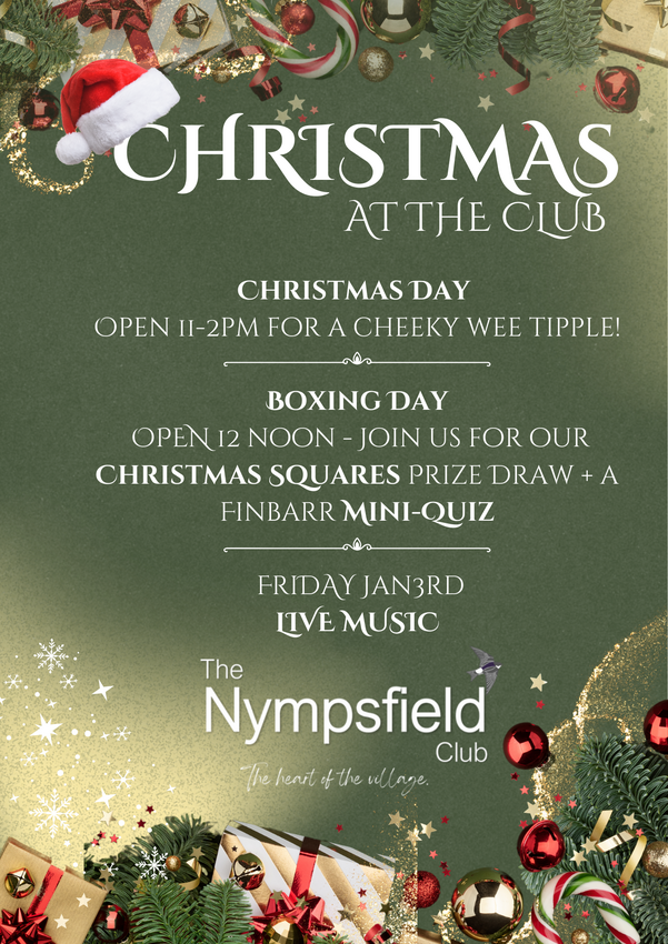 Open Christmas & Boxing Day