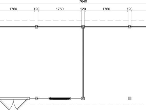 388cm x 300cm + 400cm Veranda
