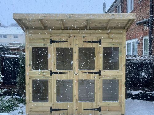 #SHP053 8x4 Pent Summer House