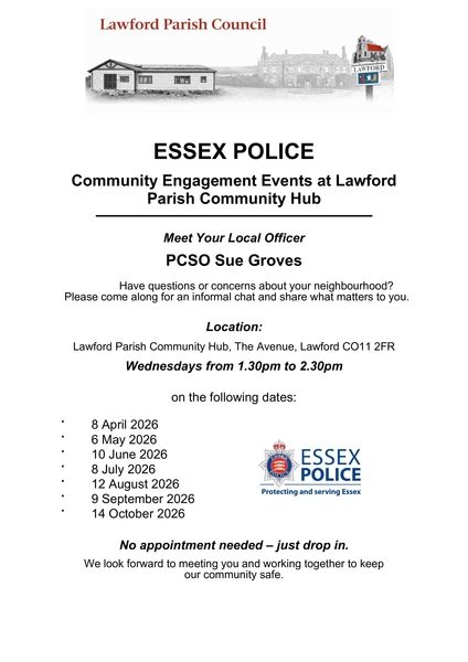 Essex Police - Lawford Parish Community Hub