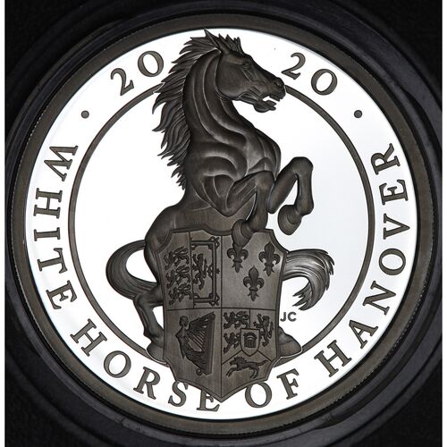 Queen beasts silver proof FDC 2020 ‘The White Horse of Hanover’ coin