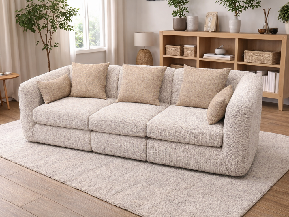 Mirela Range - Modular Sofa with integrated back