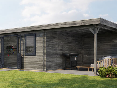 400cm x 400cm + 300cm Veranda