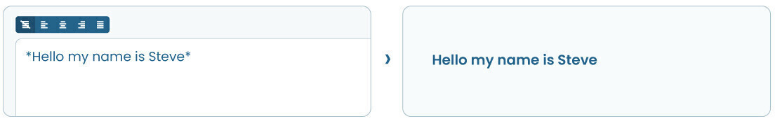 New: text formatting bar in the Website Editor