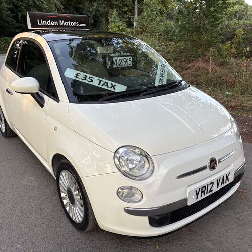 2012 (12) FIAT 500 LOUNGE 1.2 3 DOOR