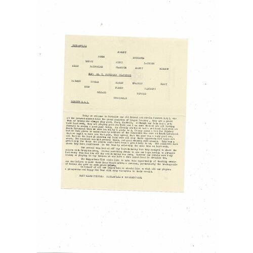 1958/59 Netherfield v Horwich RMI Football Programme Dec.15th