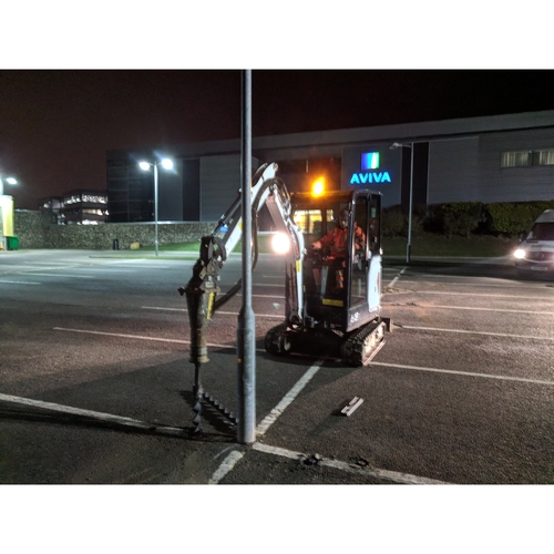 Solar Carport Foundation