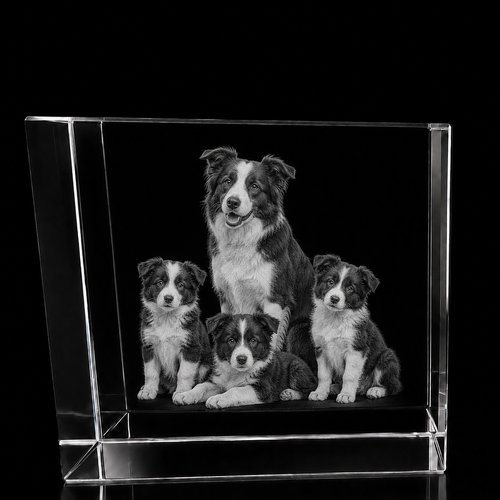 Exclusive MEGA 3D Crystal Block – 150 × 120 × 60 mm