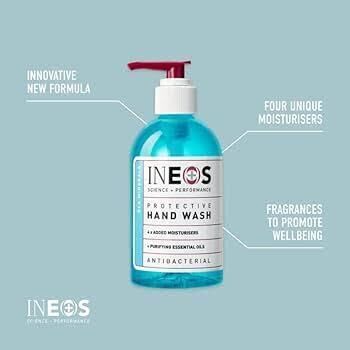INEOS Science + Performance Protective Hand Wash – Sea Minerals 250ml