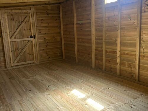 18x10 Pent Shed Workshop 