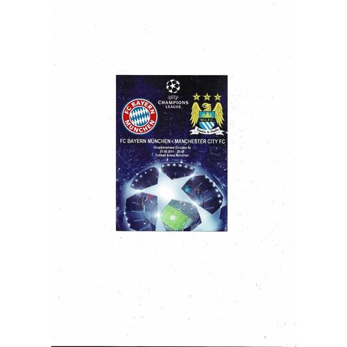 FC Bayern Munich v Manchester City Champions League Match Guide 2011/12